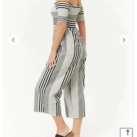 Forever 21 Black and White Jumpsuit - Picture 4 of 5